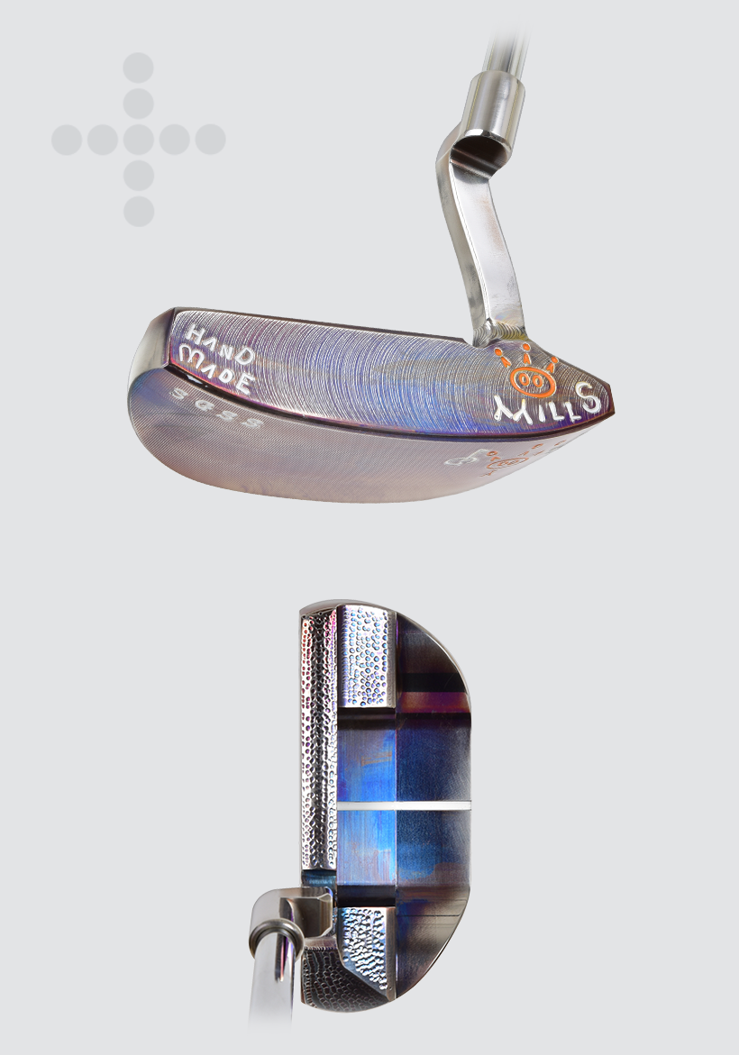 T.P. Mills SGSS Sycamore “Crocodile” Torch-Flamed Handmade Putter
