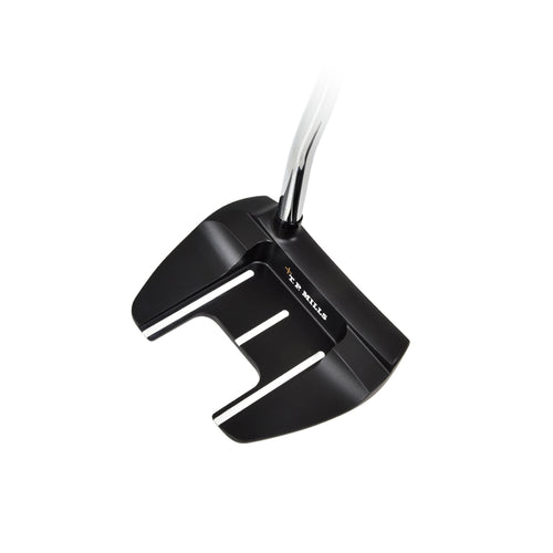 T.P. Mills Club Champ Costa PVD putter cavity three-quarter view