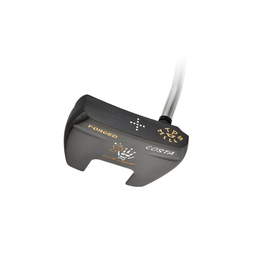 T.P. Mills Club Champ Costa PVD putter 3d Sole and face view