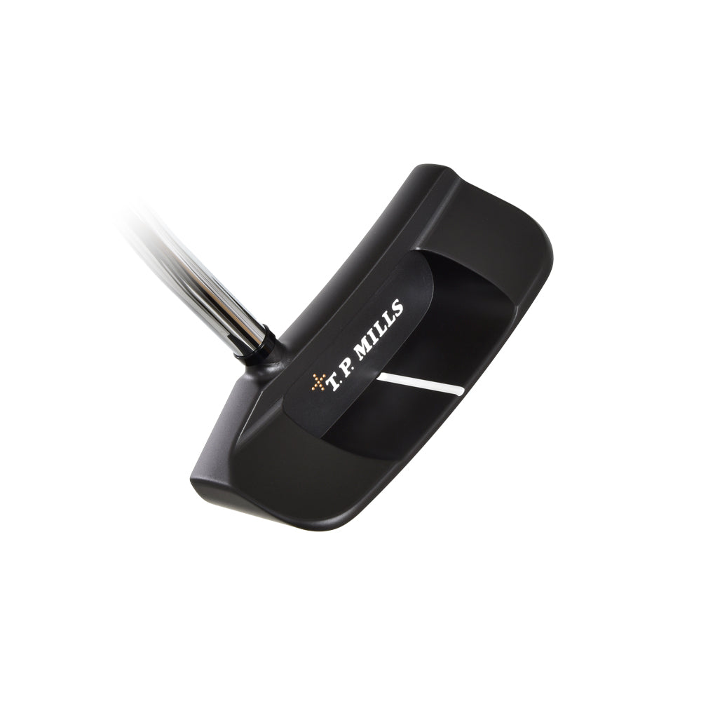 T.P. Mills Nellie S PVD wide-blade putter, cavity three-quarter view