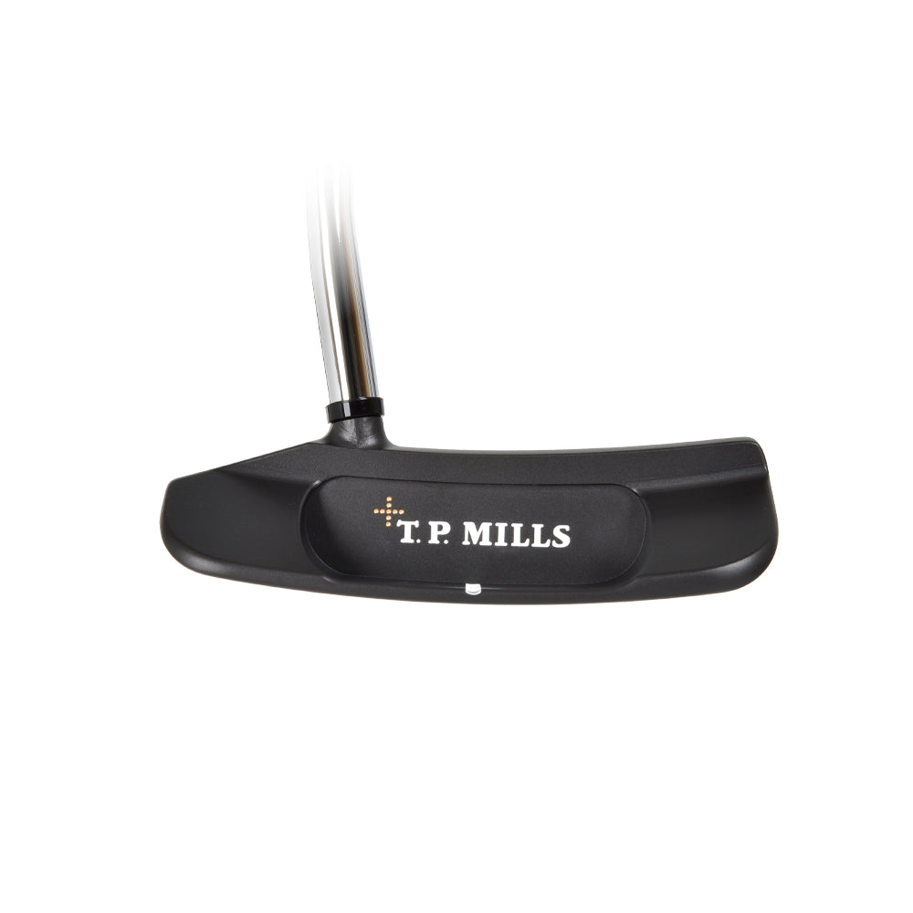 Rear cavity view of the T.P. Mills Club Champ Nellie S PVD putter