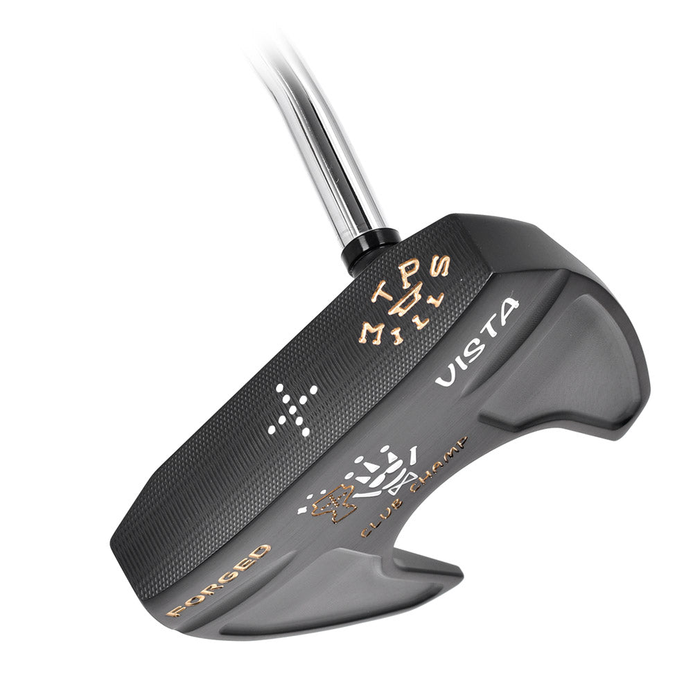 T.P. Mills Club Champ Vista Black PVD putter Sole view