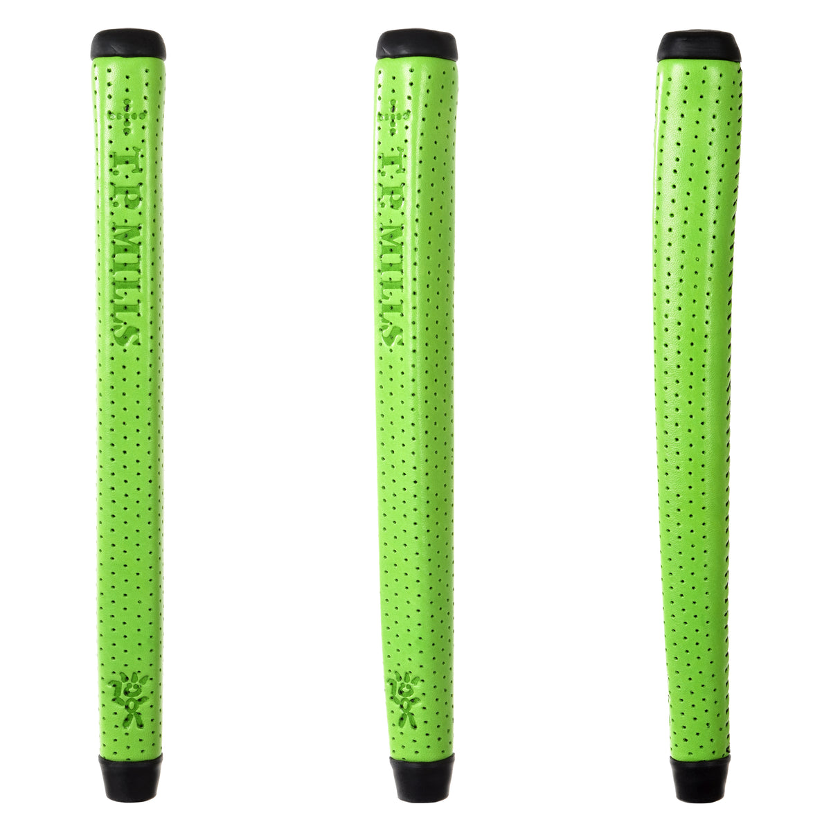 T.P. Mills lime green grip for Sunny Boy Handmade Putter
