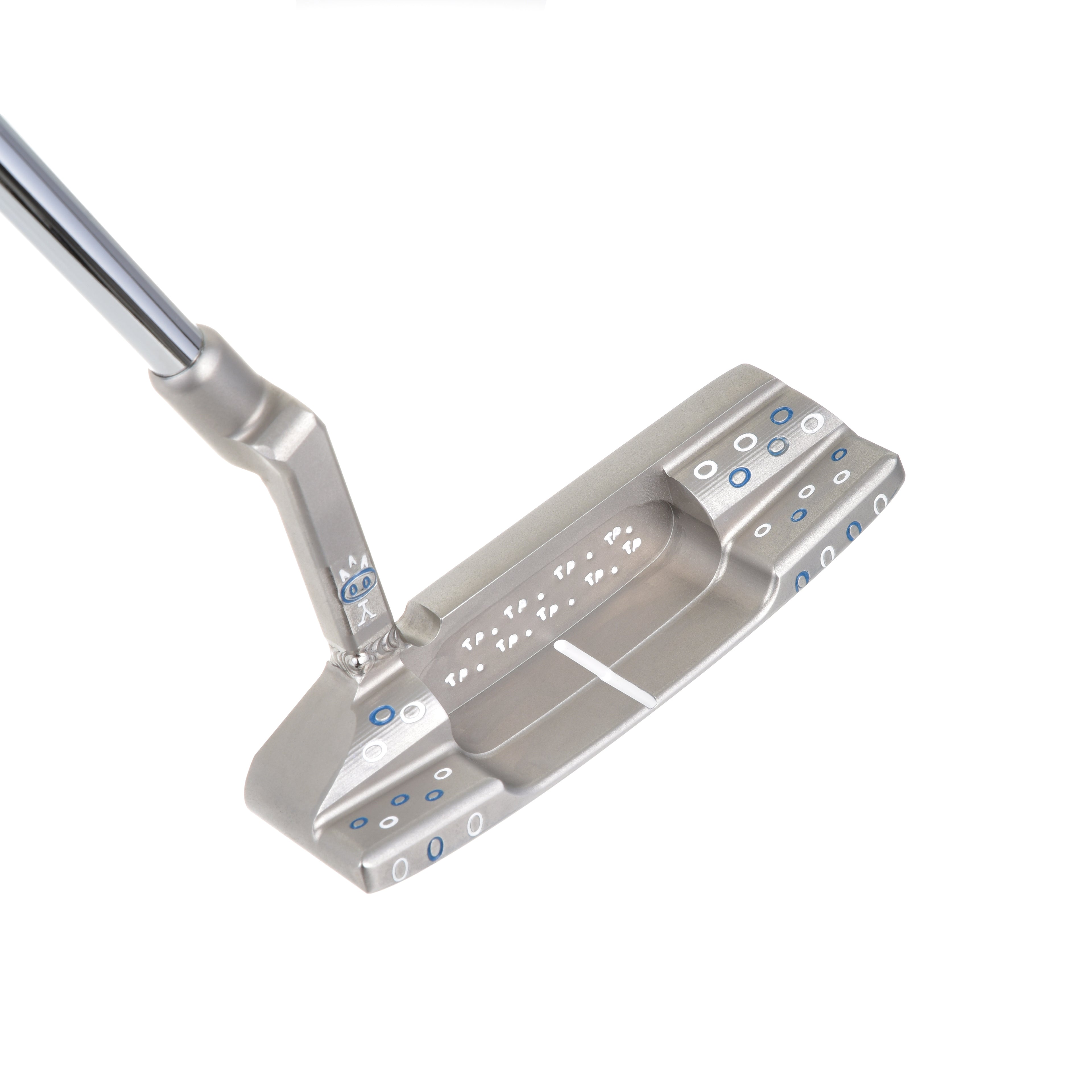 T.P. Mills SGSS Flat T “Birdie Tic TP” Tour Platinum Handmade Putter