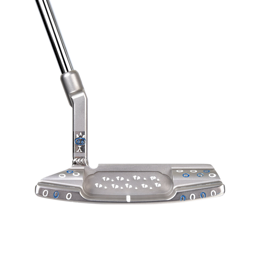 T.P. Mills SGSS Flat T “Birdie Tic TP” Tour Platinum Handmade Putter