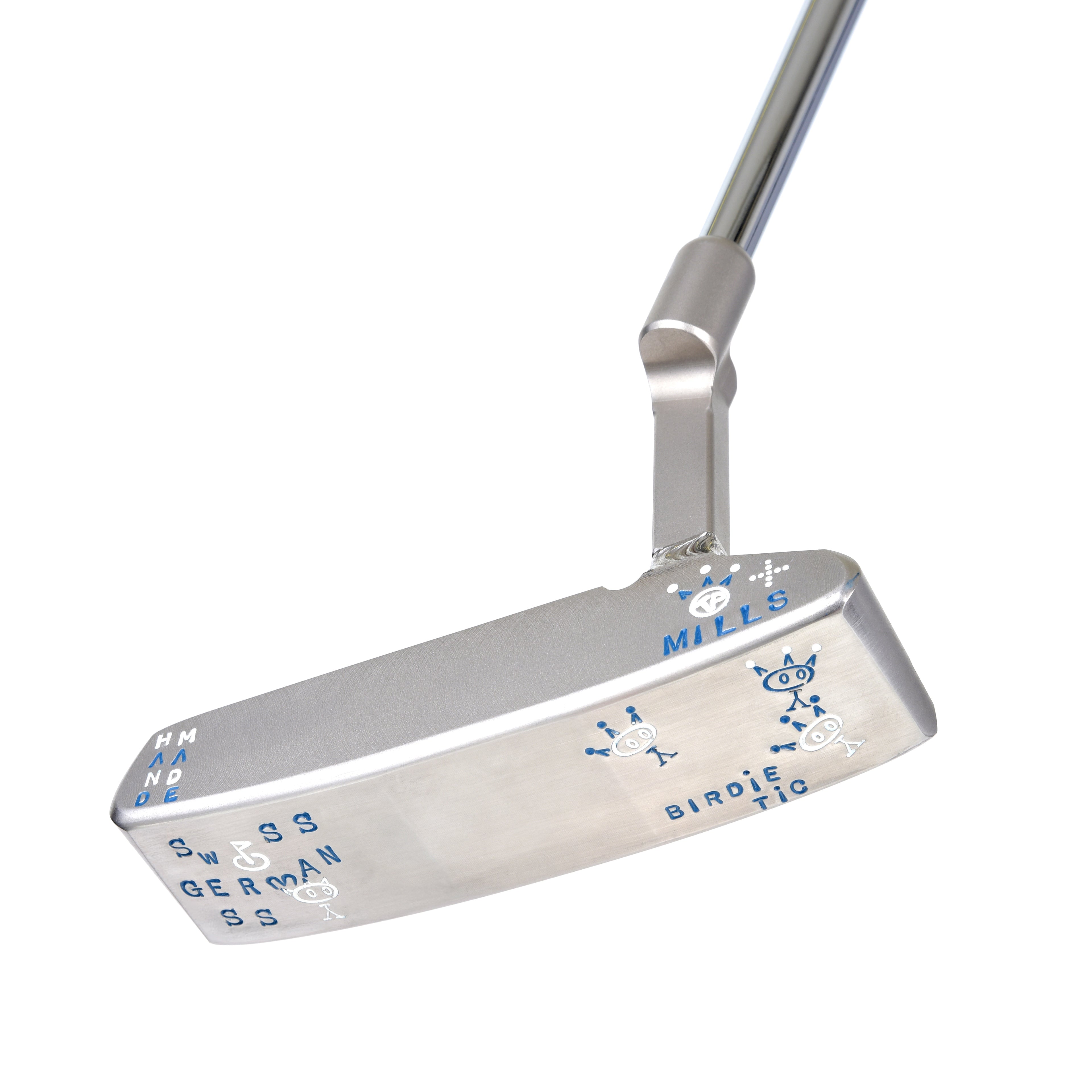 T.P. Mills SGSS Flat T “Birdie Tic TP” Tour Platinum Handmade Putter