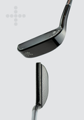 T.P. Mills SGSS L Type Crocodile handmade putter in black PVD